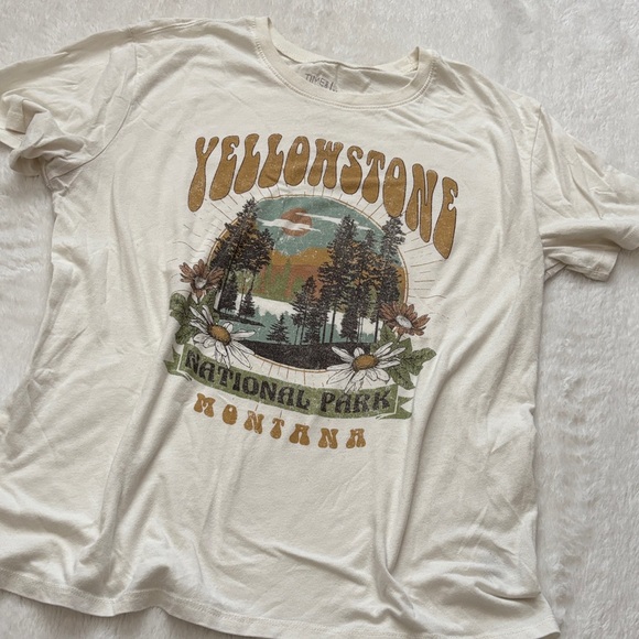 Time and Tru Tops - Yellowstone National Park Graphic T-Shirt